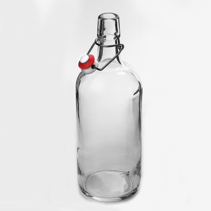 Бутылка бесцветная бугельная 1 литр в Ульяновске