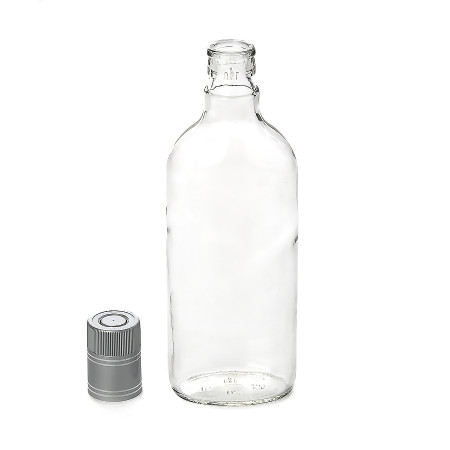 Bottle "Flask" 0.5 liter with gual stopper в Ульяновске